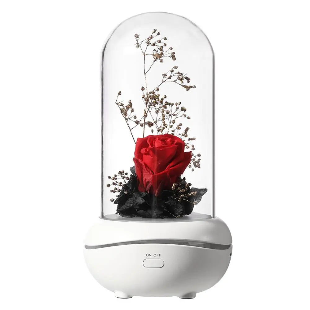 Eternal Flower USB Essential Oil Aromatherapy Machine Mini Home/Car Aromatherapy Home Decor Ornament Perfumed lamp eprolo