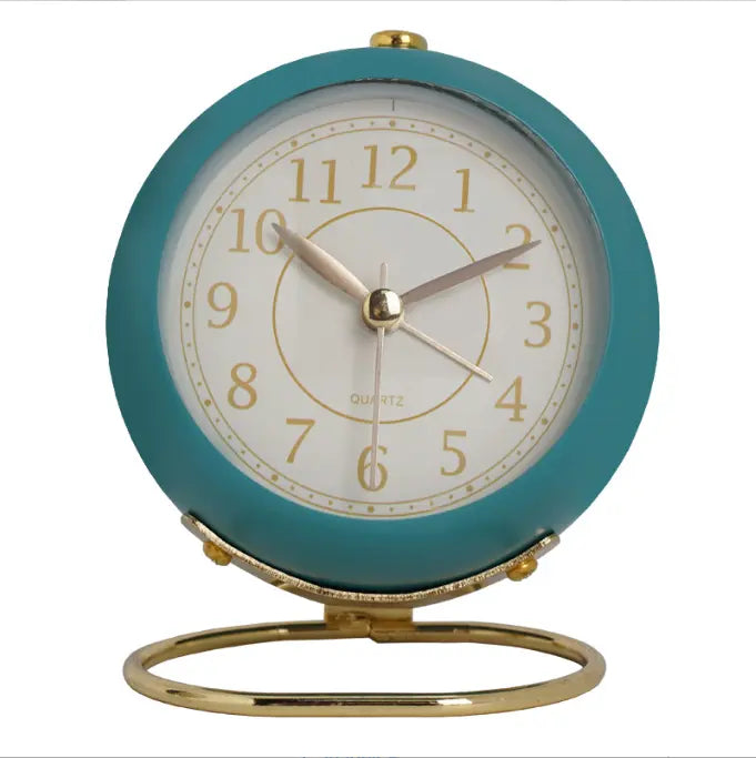 European metal clock creative silent children electronic alarm clock simple living room bedroom eprolo