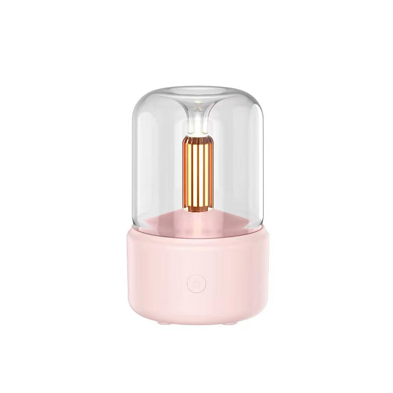 New Creative Candlelight Aromatherapy Machine USB Desktop Atmosphere Candlelight Lamp Home Air Humidifier