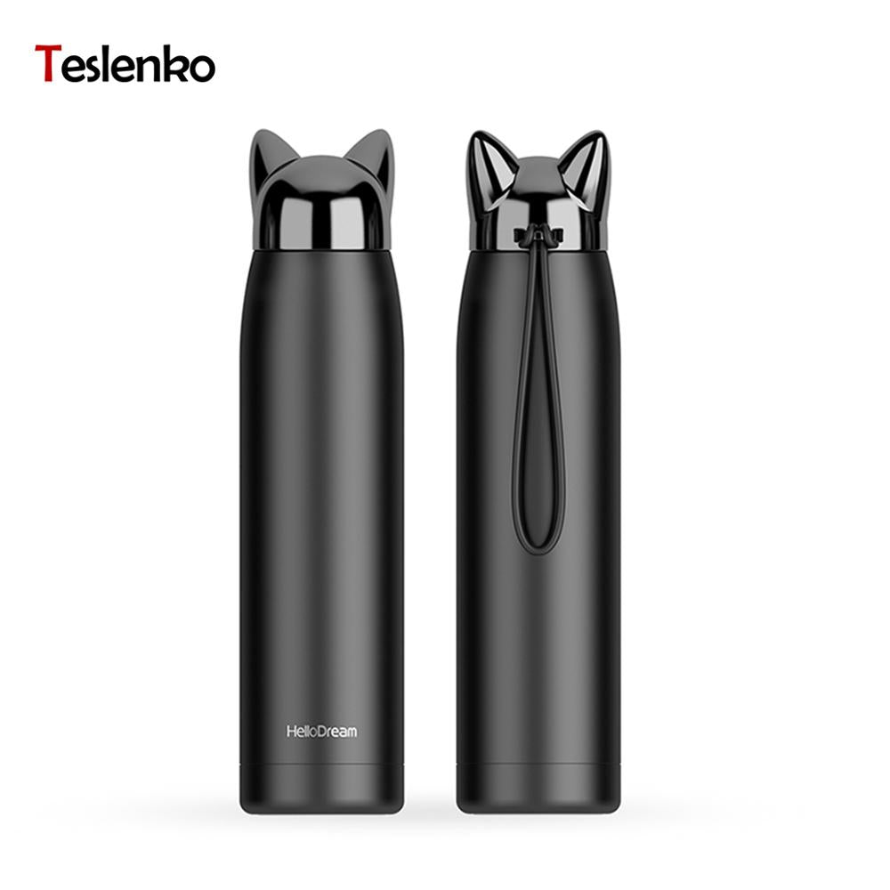 320ml Stainless Steel Thermos Vacuum Insulated Flasks Double Wall Coffee Drinkware Sport Bottle For Water Bottles Cartoon Cup