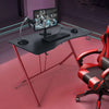 Gaming Desk 47.2 Inches Home Office Computer Table, Black Gamer Workstation - Premium  from My Store - Just £146.69! Shop now at DELIGHTHOME