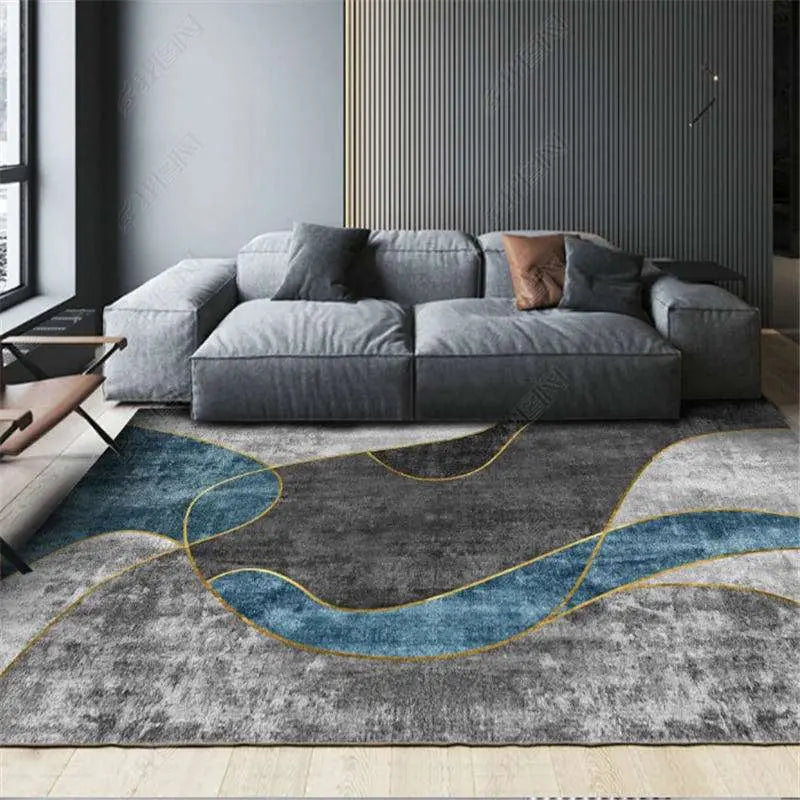 Geometric Printed Carpet Living Room Large Area Rugs Carpet Modern Home Living Room Decoration Bedroom Washable Floor Lounge Rug - Premium  from DELIGHTHOME - Just £15.12! Shop now at DELIGHTHOME