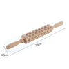 Merry Christmas Elk Wooden Print Rolling Pin Christmas Home Decorations Navidad Decor Noel Dessert Tools New Year 2020 DIY Craft eprolo