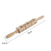 Merry Christmas Elk Wooden Print Rolling Pin Christmas Home Decorations Navidad Decor Noel Dessert Tools New Year 2020 DIY Craft eprolo